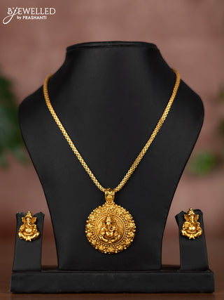 Antique chain with ganesha pendant