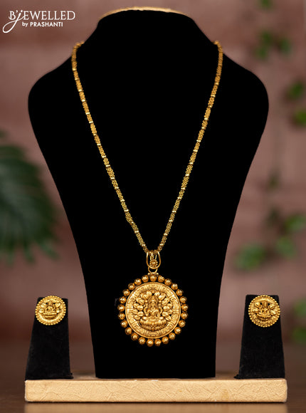 Antique chain with lakshmi pendant