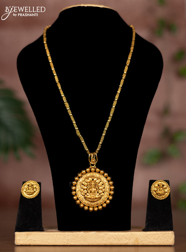 Antique chain with lakshmi pendant