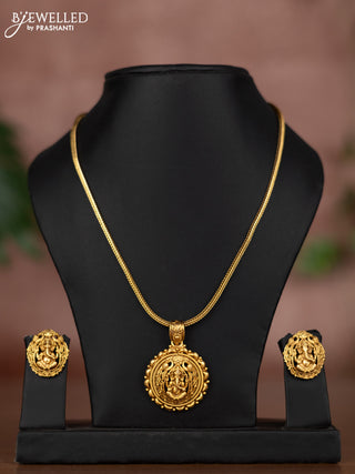 Antique chain with ganesha pendant