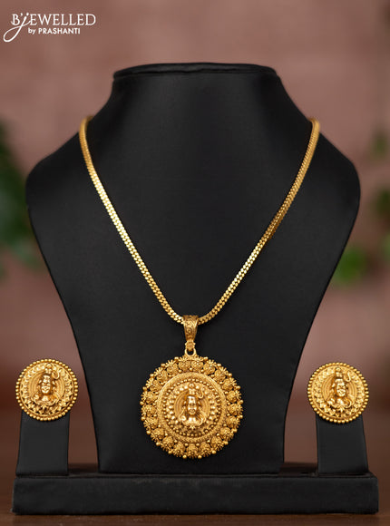 Antique chain with shivan pendant