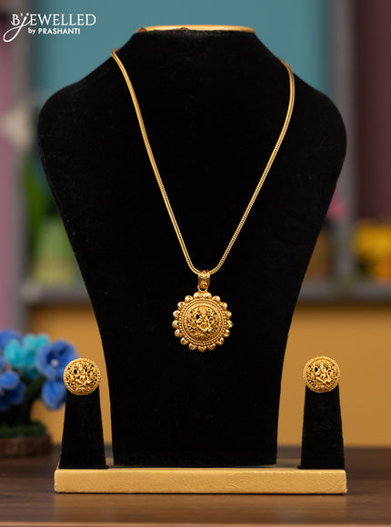 Antique chain with ganesha pendant