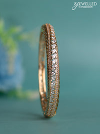 Rose gold bracelet with cz stones