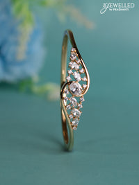 Rose gold bracelet with cz stones