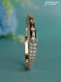 Rose gold bracelet with cz stones