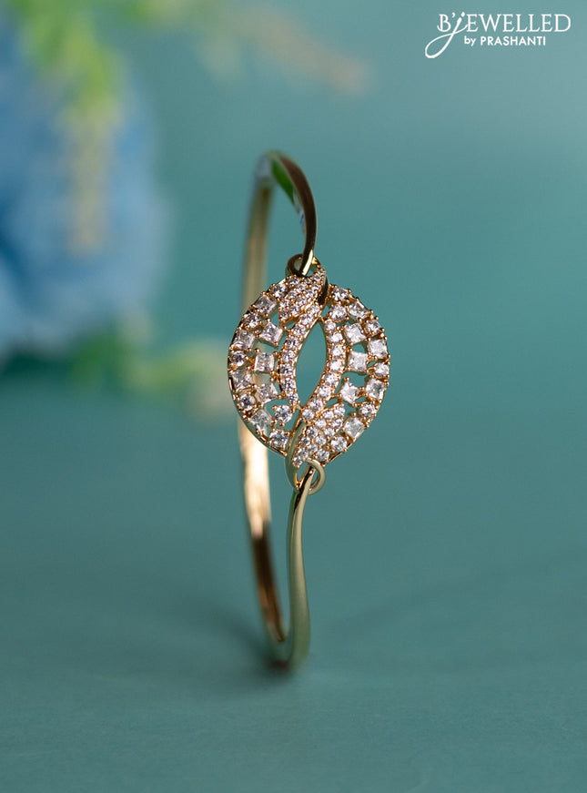 Rose gold bracelet with cz stones