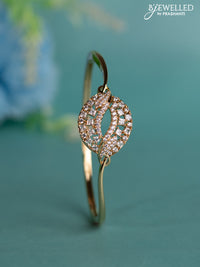 Rose gold bracelet with cz stones