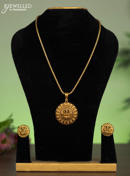 Antique chain with lakshmi pendant