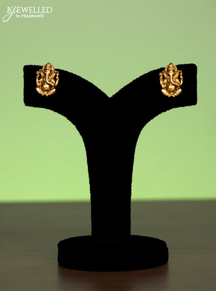 Antique chain with ganesha pendant