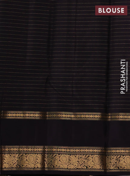 Pure soft silk saree pastel green and deep wine with allover zari woven checked pattern and rettapet zari woven border