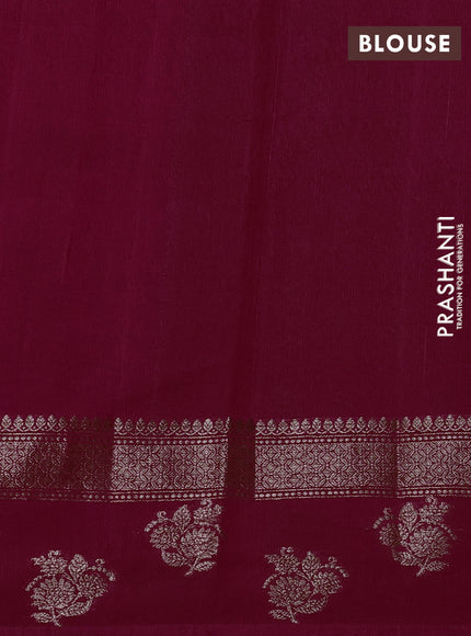 Banarasi semi matka silk saree pink with allover thread & zari weaves and woven border