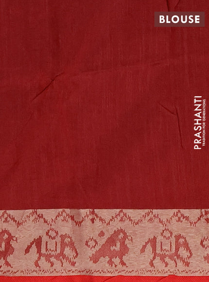 Semi dupion saree black and maroon with allover thread & zari weaves pattern and zari woven border