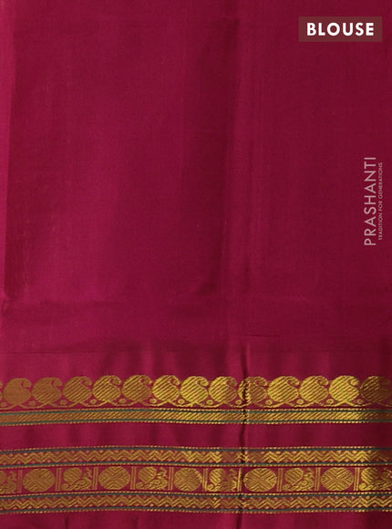 Silk cotton saree mustard yellow and wine shade with allover paalum pazhamum checked pattern and zari woven korvai border