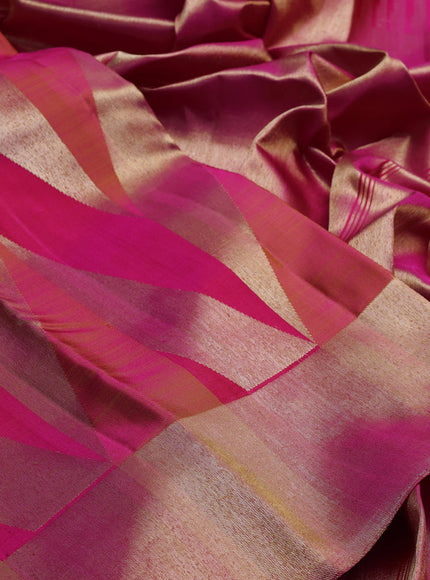 Pink Pure Kanchipuram Designer Silk Saree pink and Bridal kanchipuram