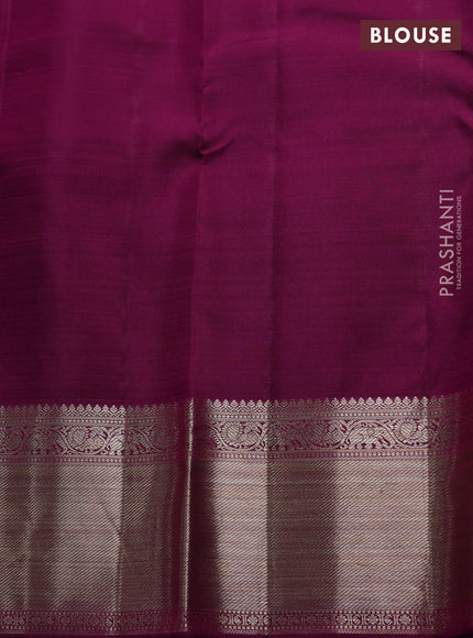 Magenta Pink Pure Kanchipuram Silk Saree Rangkat magenta pink and Bridal kanchipuram