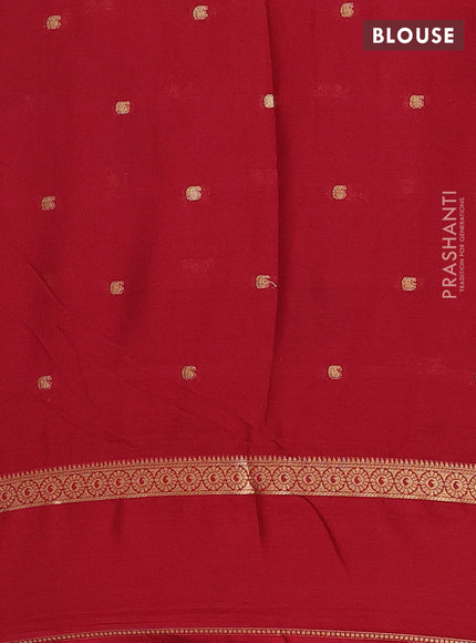 Semi mysore silk saree maroon shade with allover paisley butta prints and rettapet zari woven border