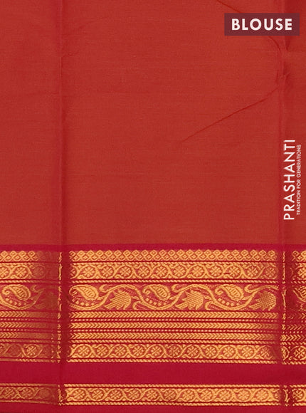 Chettinad cotton saree dual shade of pink and dark pink with plain body and zari woven border