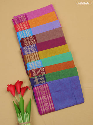 Chettinad cotton blouse bit assorted colours & design and pack of 10