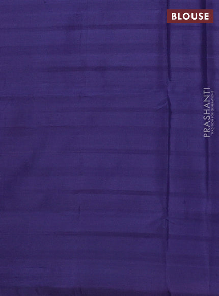 Banana pith saree pink and blue with allover checked pattern and piping border
