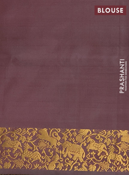 Banana pith saree pastel maroon and deep maroon with thread woven buttas and zari woven border
