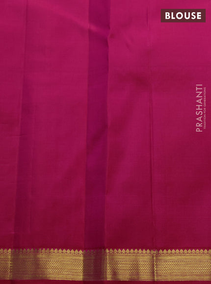 Pure kanchipuram silk saree pink with allover zari woven 1000 buttas and zari woven border