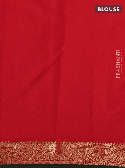 Pure kanchipuram silk saree yellow and red with zari woven buttas and zari woven korvai border