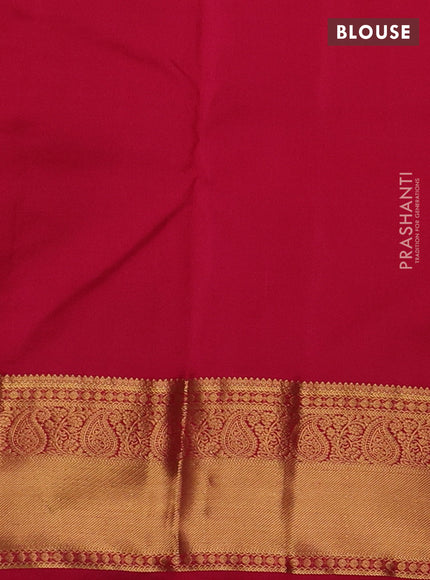 Pure kanchipuram silk saree pink with zari woven buttas and zari woven border