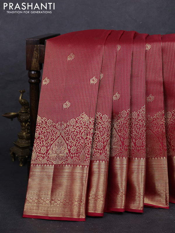 Pink Pure Kanchipuram Silk Saree