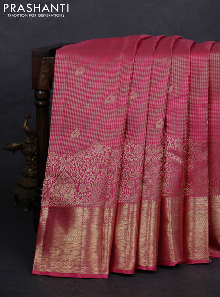 Red Pure Kanchipuram Silk Saree