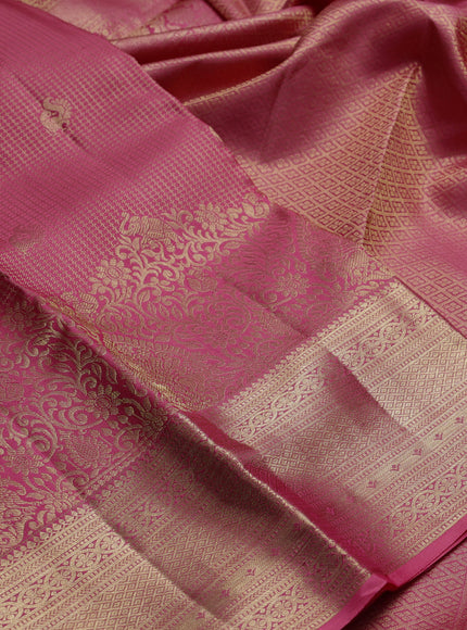 Red Pure Kanchipuram Silk Saree