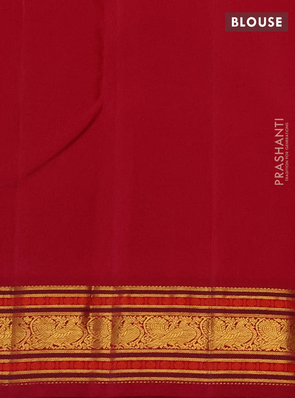 Pure kanchipuram silk saree yellow and pink with zari woven buttas and temple design zari woven border
