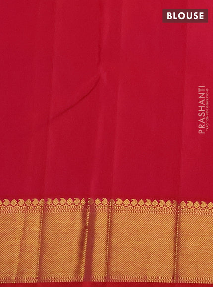 Pure kanchipuram silk saree cream and pink with allover checks & zari woven buttas and zari woven border