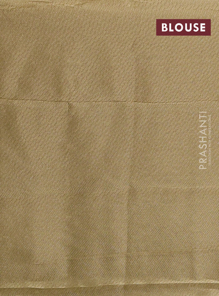 Banarasi Silk elaichi green with allover sequin embroidery work