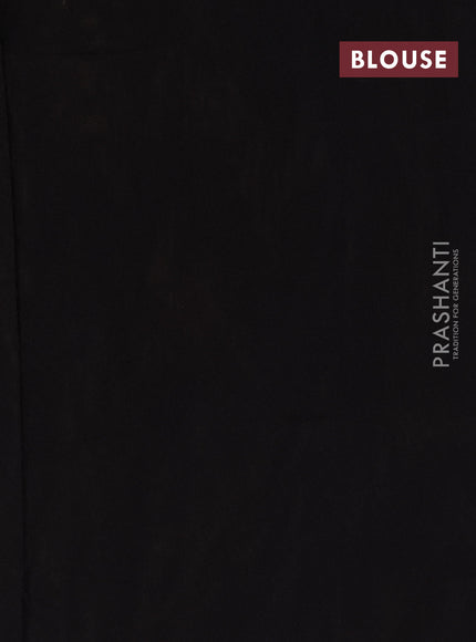 Ikat cotton saree peach shade and black with allover ikat weaves and simple border