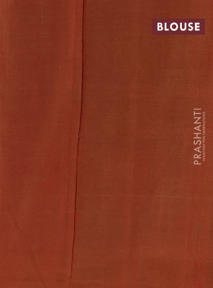 Ikat cotton saree black and dual shade of greenish red with allover stripe pattern and long ikat woven border