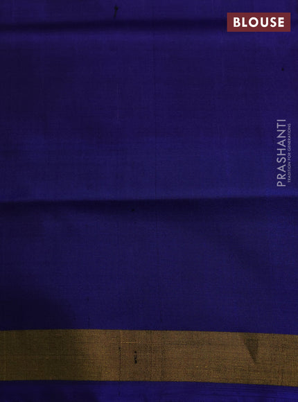 Rajkot patola silk saree pink and blue with allover ikat weaves and ikat woven zari border