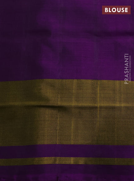 Rajkot patola silk saree purple with allover ikat weaves and zari woven border