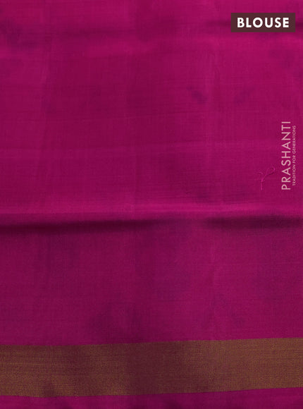 Rajkot patola silk saree cream and pink with allover ikat weaves and ikat woven zari border