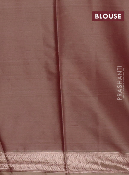 Bangalori silk saree red and beige with allover ikat weaves and zari woven border