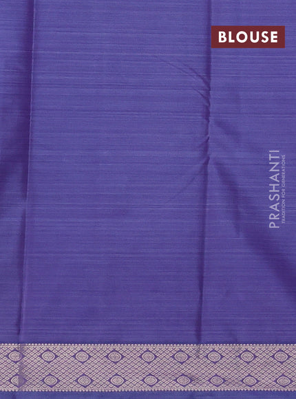 Bangalori silk saree lavender with allover ikat weaves and zari woven border