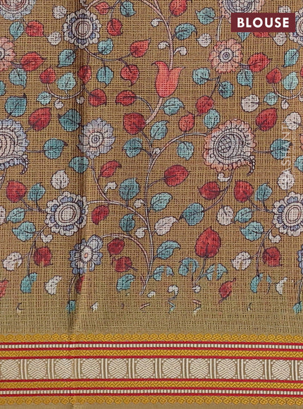 Art kota saree maroon and elaichi green with plain body and temple design rudhrasha zari woven border