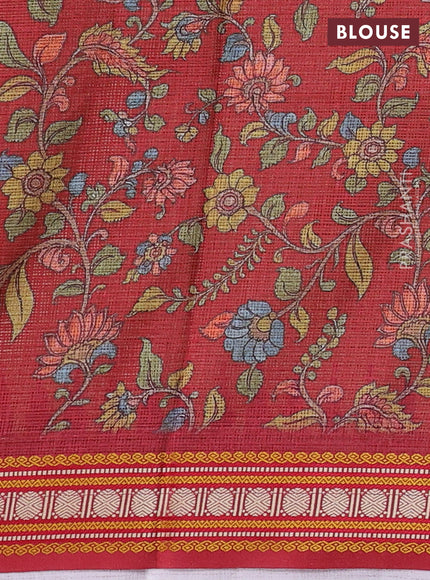 Art kota saree mustard yellow and maroon with plain body and temple design rudhrasha zari woven border