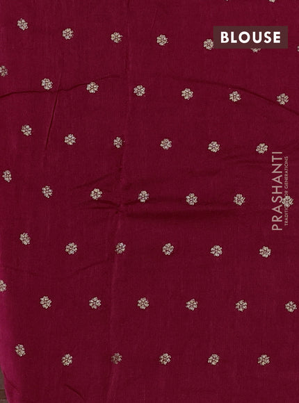Art kota silk saree pink with thread & zari woven buttas and zari woven border