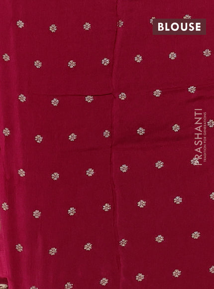 Art kota silk saree pink with thread & zari woven buttas and zari woven border