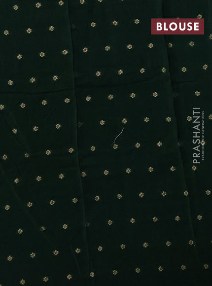 Art kota silk saree green with allover thread & zari woven buttas and zari woven border