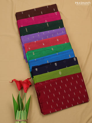 Raw silk blouse bit multi colour and multi design pack of 10