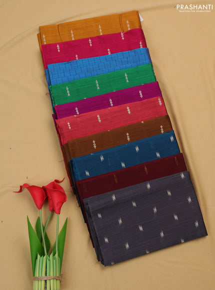 Raw silk blouse bit multi colour and multi design pack of 10