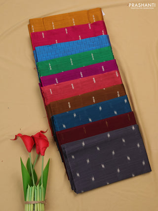 Raw silk blouse bit multi colour and multi design pack of 10