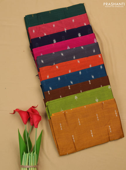 Raw silk blouse bit multi colour and multi design pack of 10
