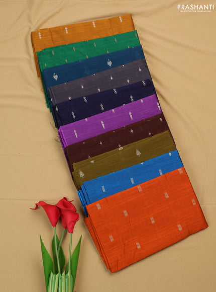 Raw silk blouse bit multi colour and multi design pack of 10